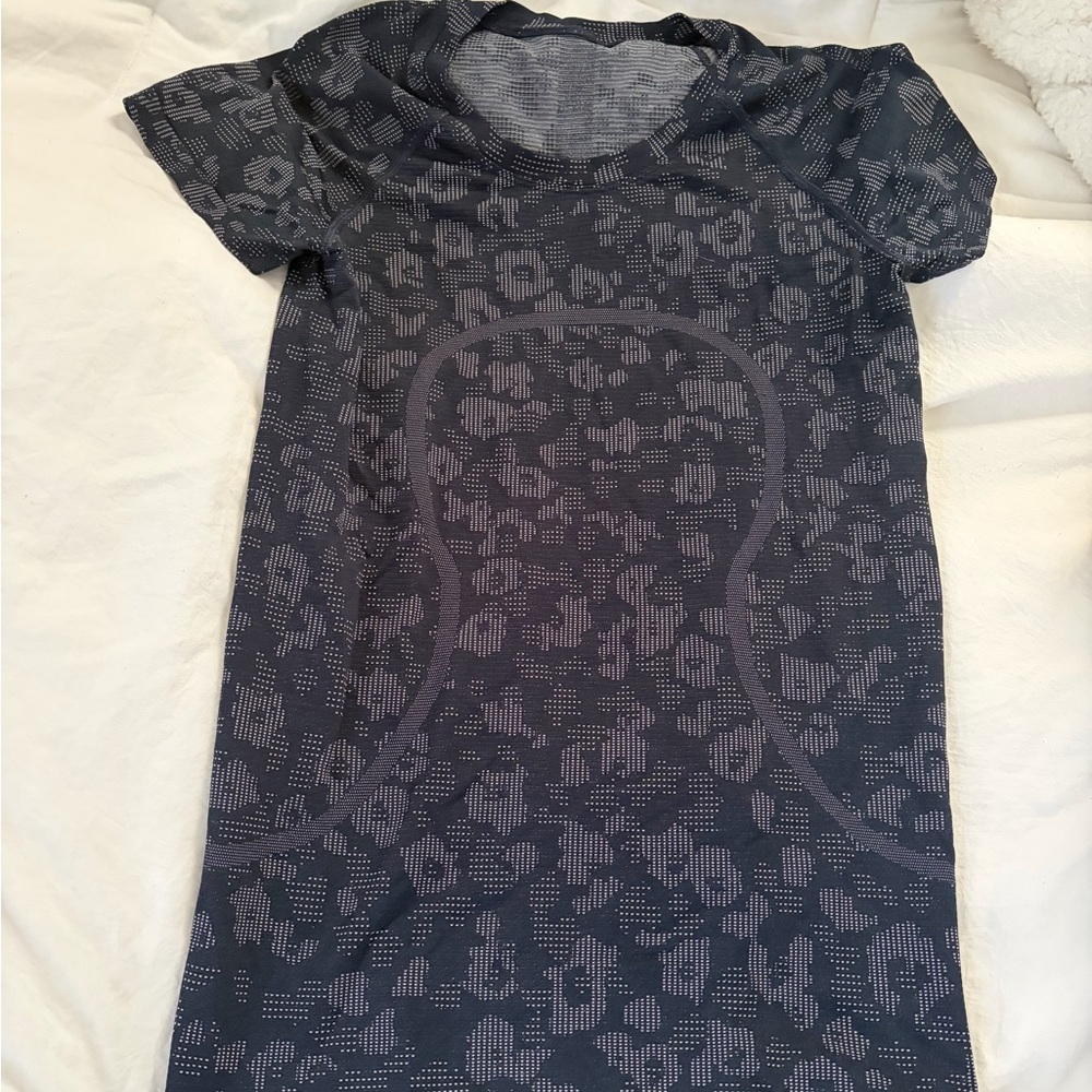 lululemon athletica short sleeve swiftly tech print top